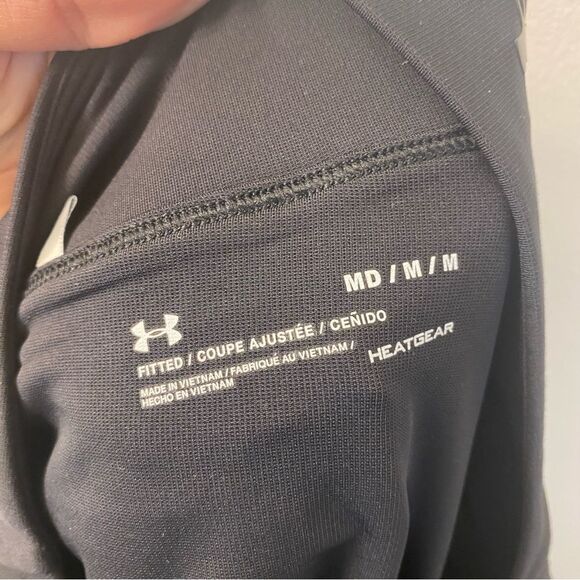 Under Armour Links Knit Mesh Mid-Rise Golf Skort skirt jersey pleated black M - Picture 6 of 8